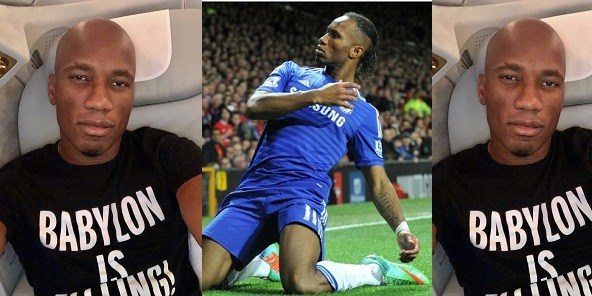 Didier Drogba debuts new Hairstyle