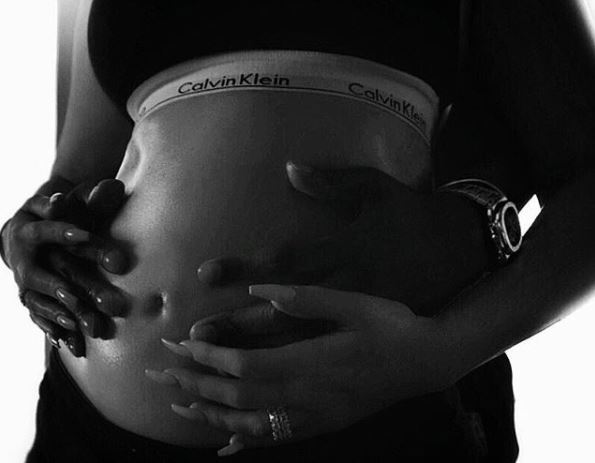 Khloe Kardashian Reveals Baby Bump on Social Media