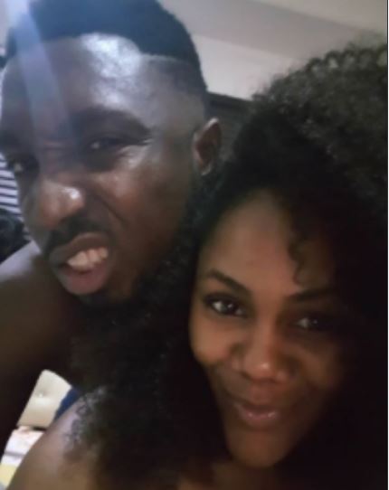 Checkout this loved up photo of Timi Dakolo and his wife in the bedroom