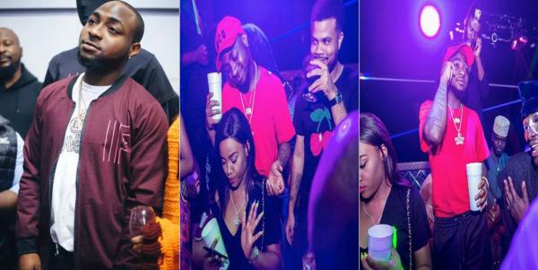 Davido Parties With New Girlfriend, Chioma At A Club
