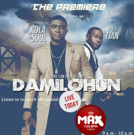 Kola Soul Premiers New Song - Damilohun On Max Breakfast Show