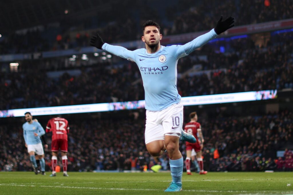 Late Aguero Header Keeps Man City's Carabao Cup Hopes Alive