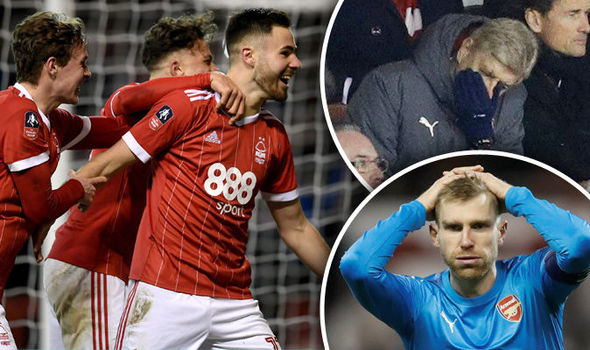 Nottingham Forest knocks Arsenal out of FA Cup