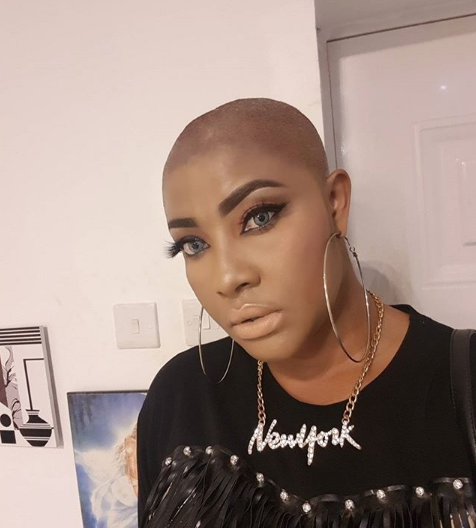 Angela Okorie Debunts New Look, Shaves Off Her Hairs