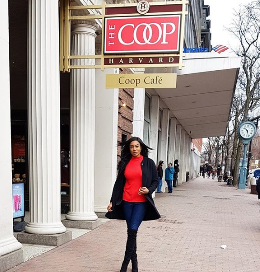 Chika Ike arrives Harvard to complete her Business Course