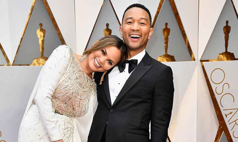 Pregnant Chrissy Teigen and husband John Legend reveal the sex of their second child