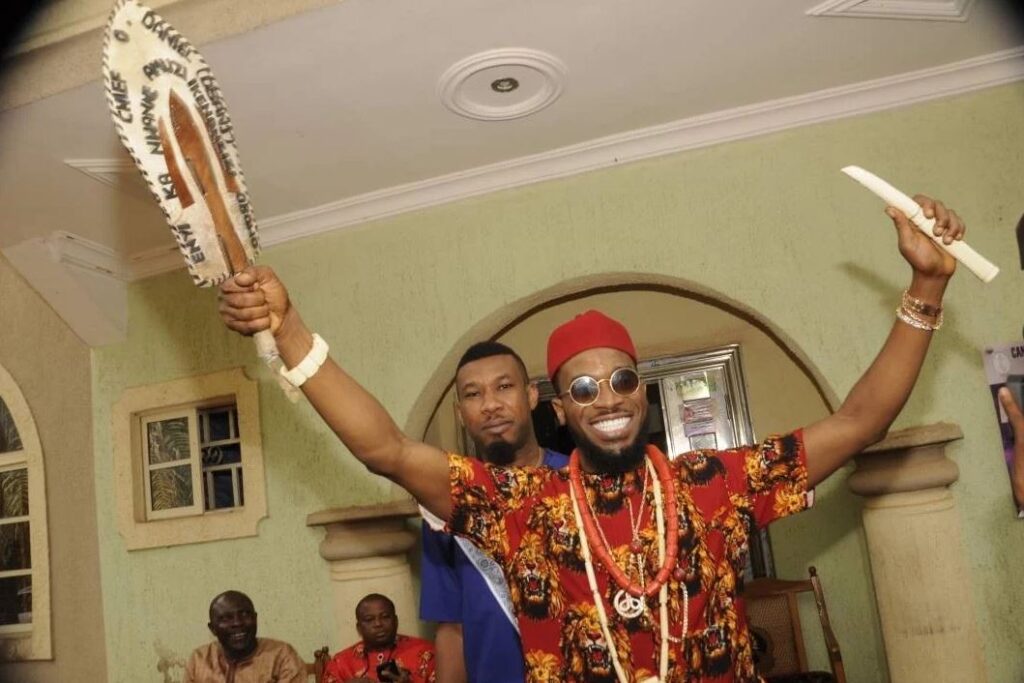 Dbanj becomes a chief in Imo state