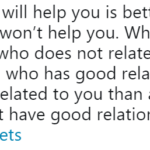 'A friend who will help you is better than a relation who won’t help you'- Reno Omokri