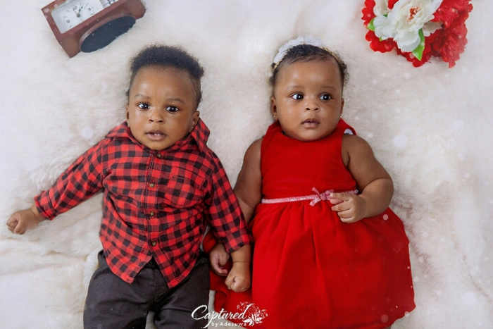 Cute photos of Paul Okoye's Twins as they turn Six Months Old