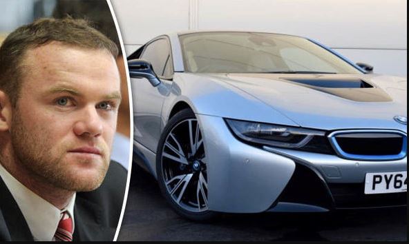 Footballer Wayne Rooney sells off his BMW i8 electric supercar after drink-driving ban (Photos)