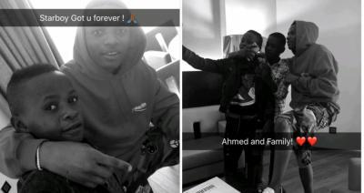 Wizkid Hangs Out With New Starboy, Ahmed