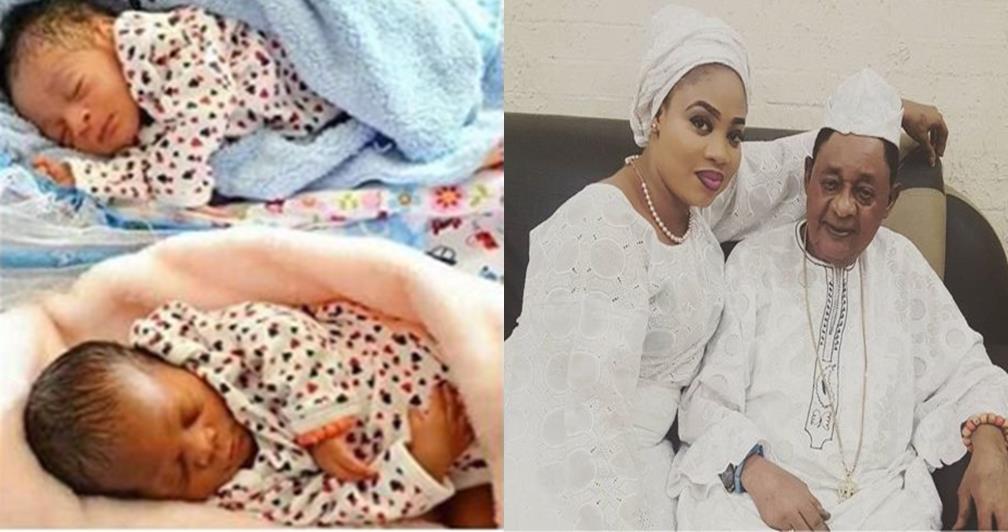 80-year-old Alaafin of Oyo welcomes a sets of twins