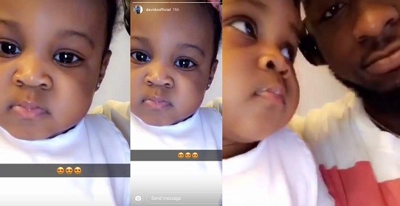 Davido Shares Beautiful Photos of Second Daughter, Hailey Adeleke