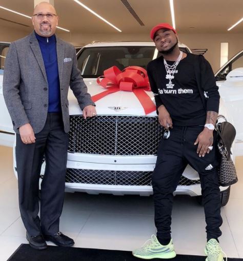 Davido shows off his new $200k 2018 Bentley Bentayga and luxury Icebox wristwatch worth millions of Naira!