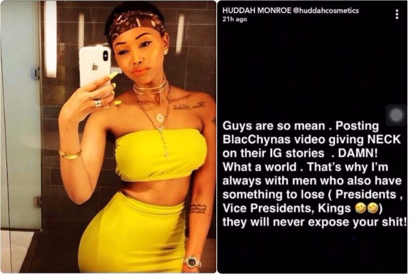 Huddah Monroe Reveals Why She Deals With Influencial Persons Only