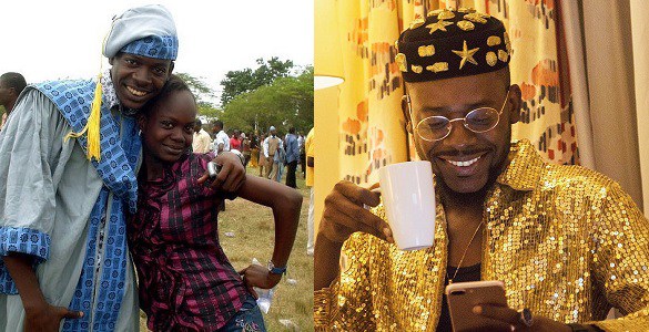 Adekunle Gold shares throwback photo with his late sister