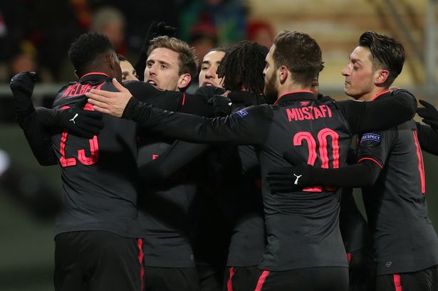 UEL; Arsenal Puts 3 Past Oestersunds in Last-32 First Leg