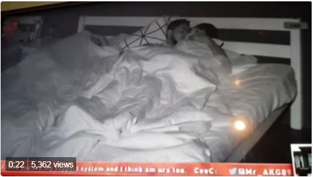 BBNaija housemates Miracle and Mina kiss passionately in bed after Truth or Dare (video)