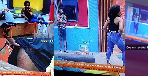 #BBNaija: Cee-C Injures Lolu With The "Bonding Hook"