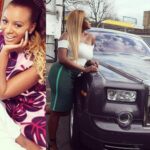 DJ Cuppy Takes Dad's Luxury Ride For A Spin In London