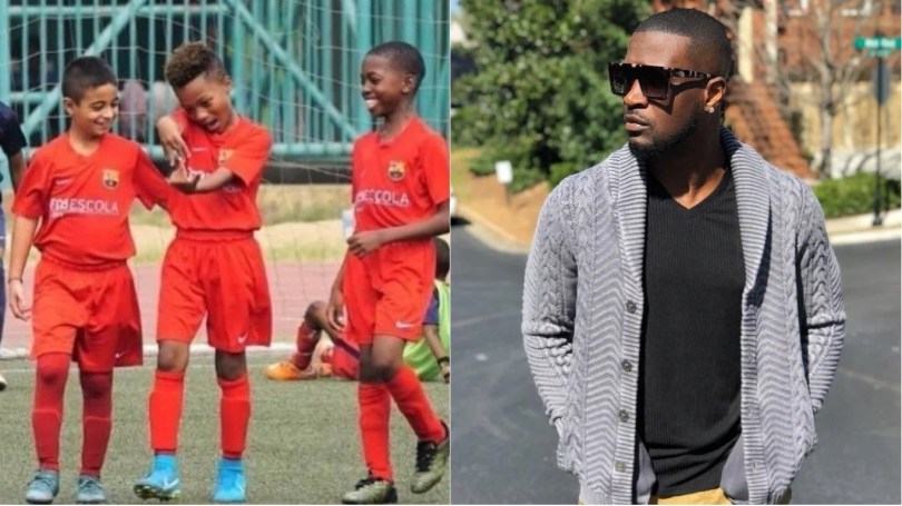 Peter Okoye Shower Praises On Cameron Over His Football Career