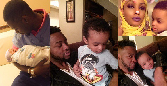 #BBNaija: Teddy A's Babymama Praises Him, Shares More Photos With Son