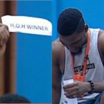 #BBNaija: Tobi Emerges Head of House For The Fourth Time