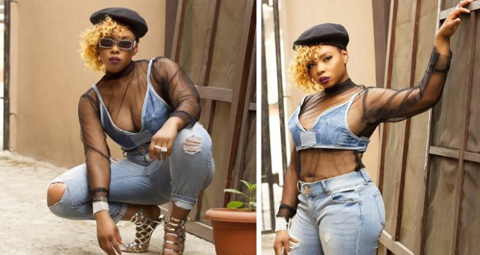 Yemi Alade Displays Flat Tummy In Sheer Top