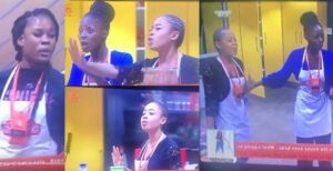 #BBNaija: Khloe, Nina, Cee-C Fight Dirty Over Food