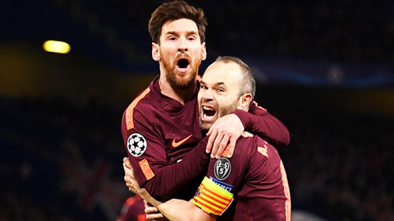 Iniesta and Messi Included In Barcelona Squad To Face Chelsea