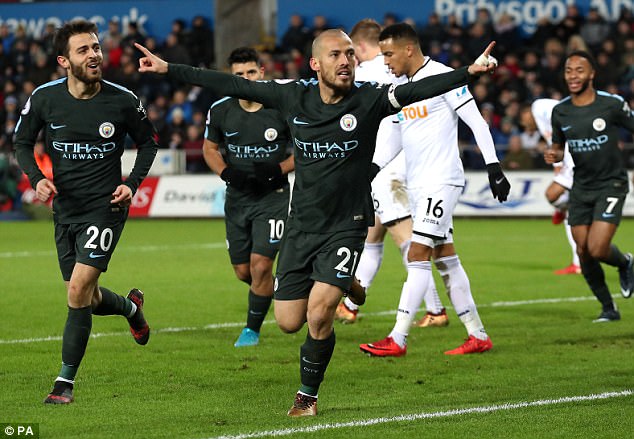 Stoke 0-2 Man City: D. Silva Inspires Win Against Stoke City