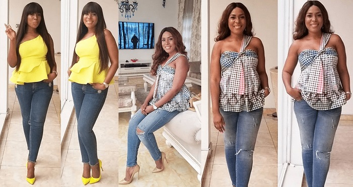 Linda Ikeji Hides Fingers In New Photos, Fans React