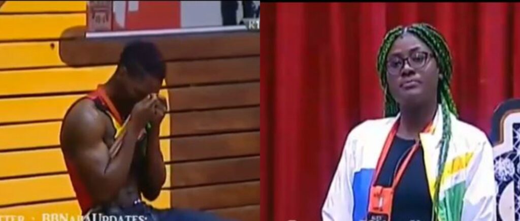 #BBNaija: Tears of joy after Alex saved Tobi from eviction