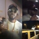 #BBNaija: Massive Crowd Welcomes Teddy A & Bambam As They Arrive Lagos