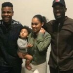 D’banj steps out with wife and son for movie screening (photos)