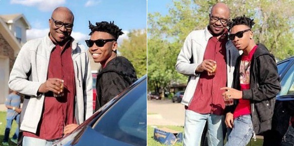 Mayorkun Receives Surprise Visit From His Dad After 2 Years