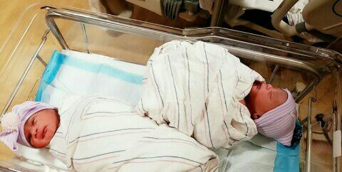 See photo of comedian Akpororo’s newborn twins