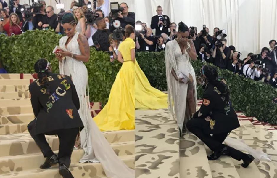 2 Chainz proposes to longtime girlfriend, Kesha Ward at the MET Gala
