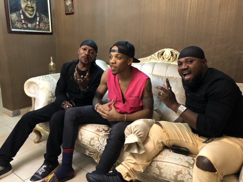 Tekno reconciles with music duo, Mad Melon and Mountain Black aka Danfo Drivers