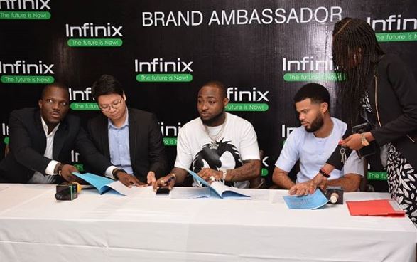 Davido Secures Endorsement Deal With Infinix Mobile