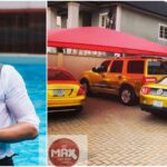 Kcee Shows Off His Gold-Painted Cars