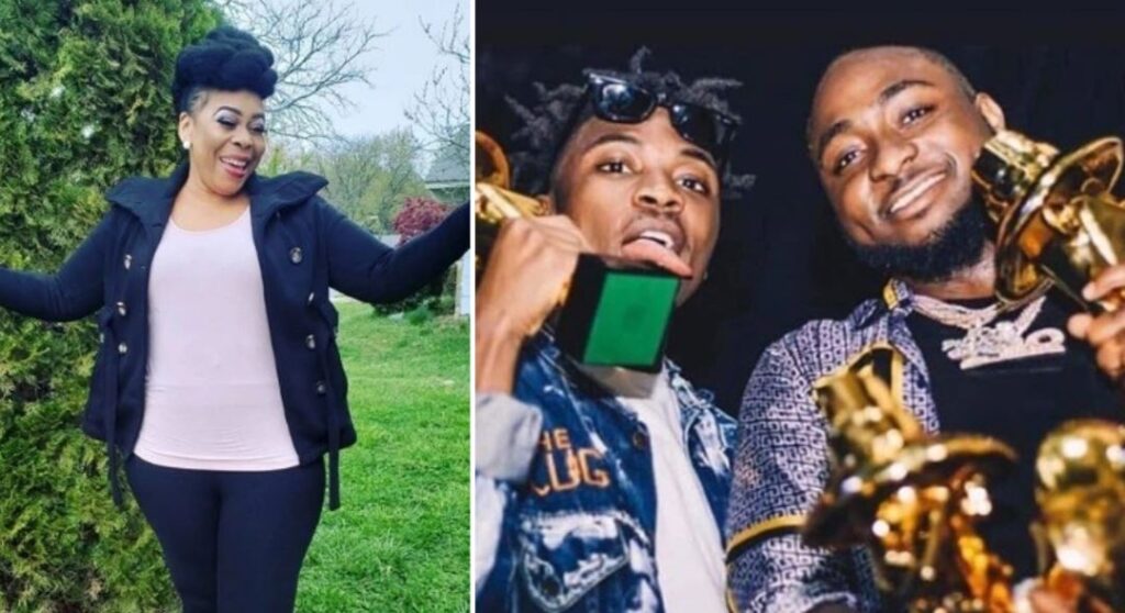 Mayorkun's mum thanks Davido for her son's big win at Headies 2018