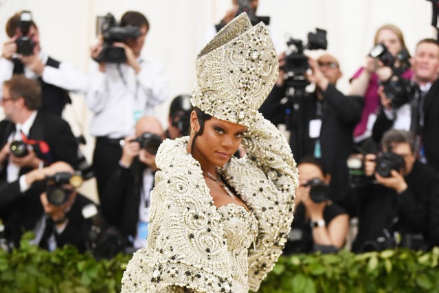 Check Out Rihanna's Costume To The MET Gala 2018