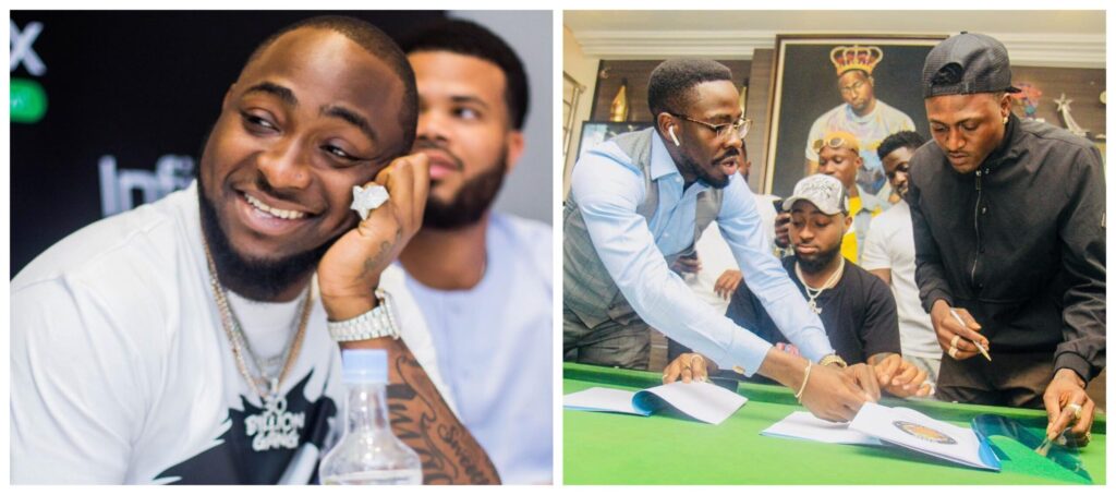 Davido Welcomes Idowest to His Record Label, DMW