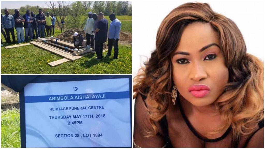 Actress Aisha Abimbola aka Omoge Campus finally laid to rest.