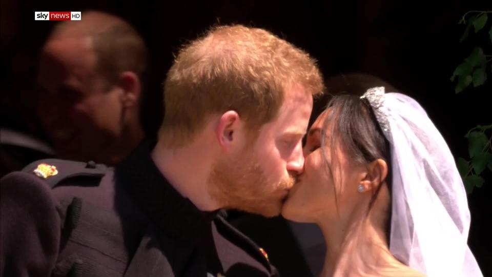 Newlyweds Harry and Meghan marry at St George's Chapel in Windsor