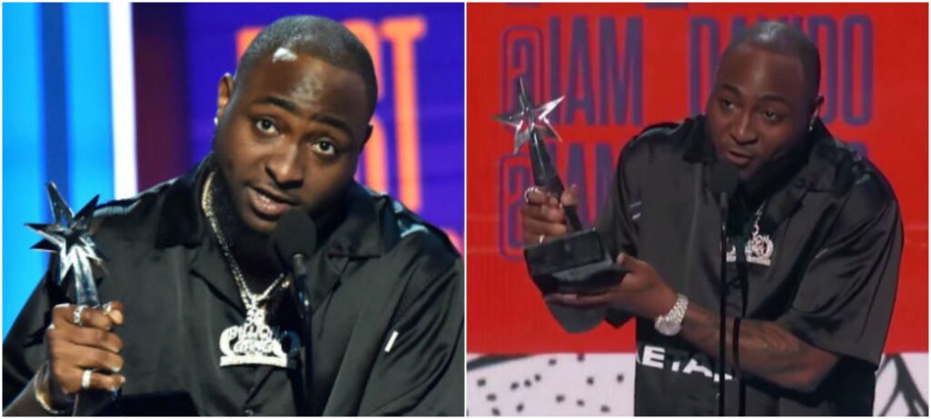 Davido Bags Best International Act Award