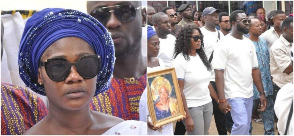 Actress Mercy Johnson Okojie Buries Mom