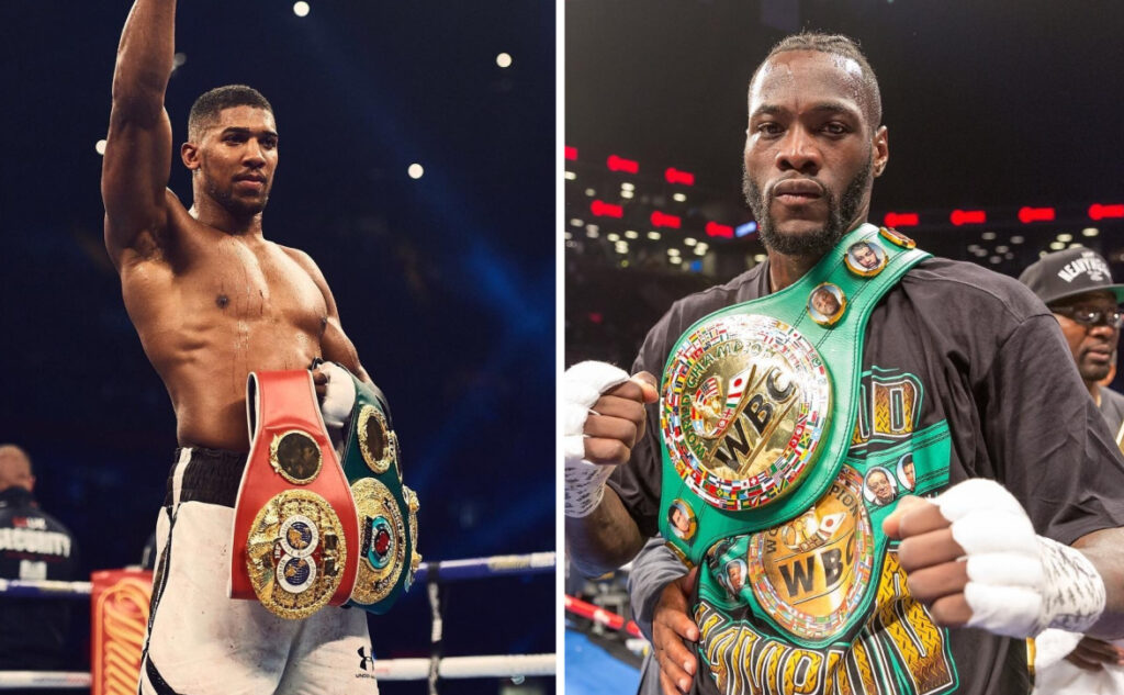 Deontay Wilder says he has agreed to fight Anthony Joshua in the UK