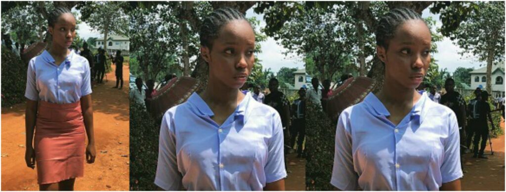 Bamabam Looks Captivating In Secondary School Uniform